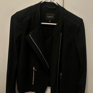 Aritzia Babaton Black Asymmetrical Zipped Jacket in Size 4!